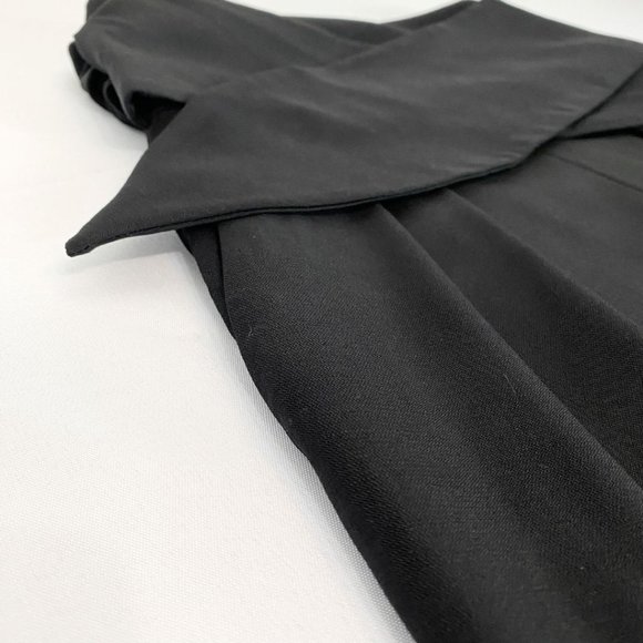 🟢 IRO CELEBRATE BLACK FRONT TIE CROPPED DRESS PANTS - XS - Picture 7 of 9